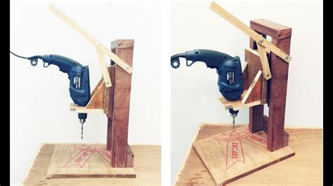 Make A Homemade Drill Press Stand || DIY Homemade Drill Press - YouTube