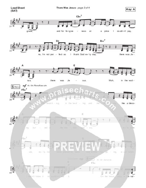 There Was Jesus Sheet Music PDF (CAIN) - PraiseCharts