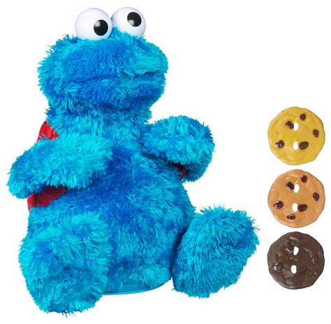 Amazon.com: Sesame Street Count And Crunch Cookie Monster Plush: Toys & Games