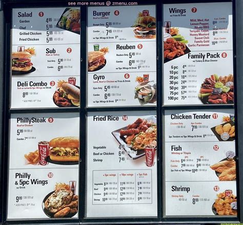 Online Menu of American Deli Restaurant, Eufaula, Alabama, 36027 - Zmenu