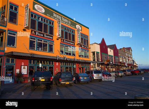 Downtown Ketchikan, Alaska Stock Photo - Alamy