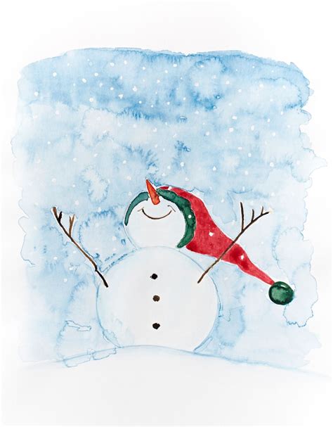 How To Draw A Snowman: 10 Easy Drawing Projects