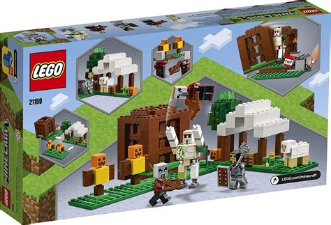 LEGO Minecraft The Pillager Outpost 21159 | 303 Pieces Building Kit 673419319034 | eBay