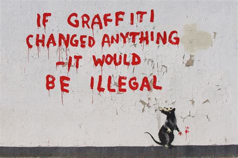 Banksy - "If Graffiti Changed Anything" | Senses Lost