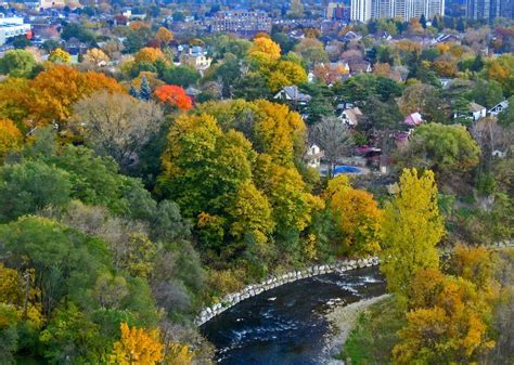 Window view of Weston, Ontario in late October (Weston Founded in 1796 ...