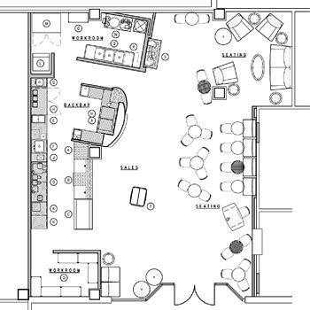 Starbucks Floor Plan With Dimensions / 1.3 also check:>> average cost of building a 3 bedroom ...