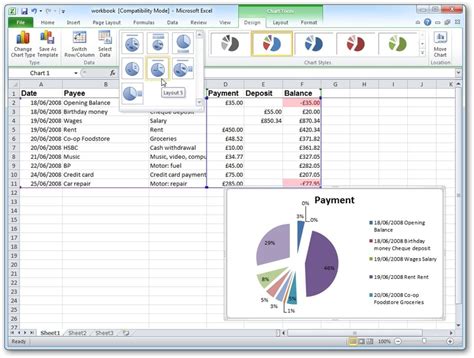 Ms Excel 2010 How To Create A Column Chart - Riset