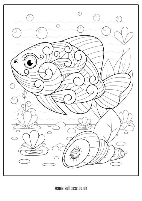 FREE Ocean & Under the Sea Colouring Pages Turtle Coloring Pages, Horse Coloring Pages, Mermaid ...