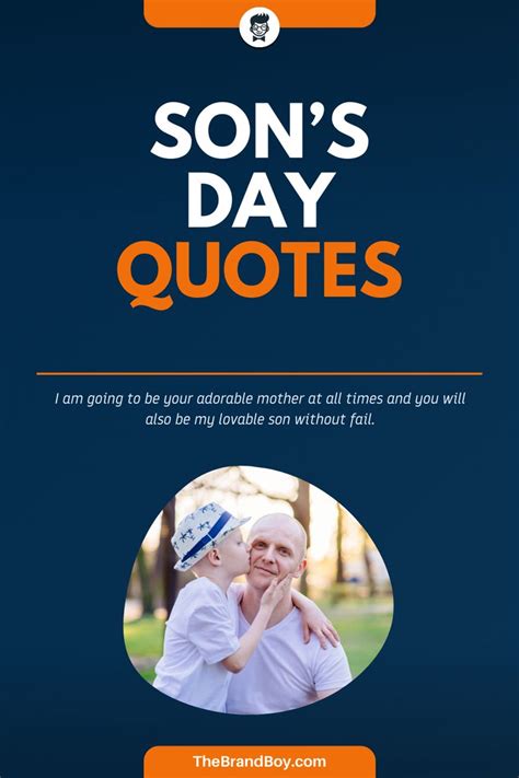 516+ National Sons Day Messages, Wishes & Quotes! (Images) | Sons day ...