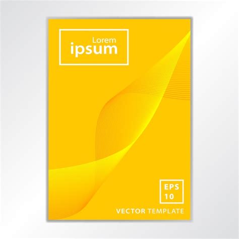 Premium Vector | Minimal business brochure cover design