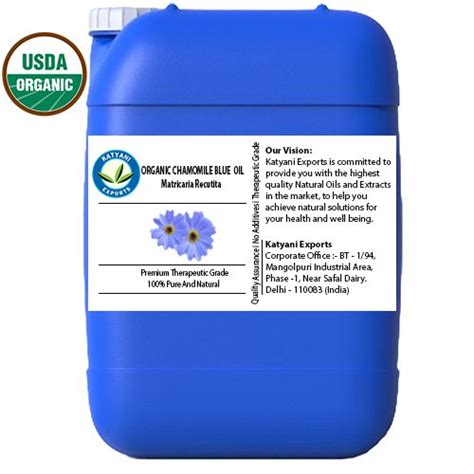 Katyani Exports 100% Pure And Natural Organic Chamomile Blue Oil ...