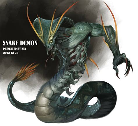 Snake Demon(reproduction) by Sugisaki-Key on DeviantArt | Monster ...