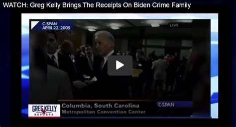 WATCH: Greg Kelly Brings The Receipts On Biden Crime Family - Whatfinger News' Choice Clips