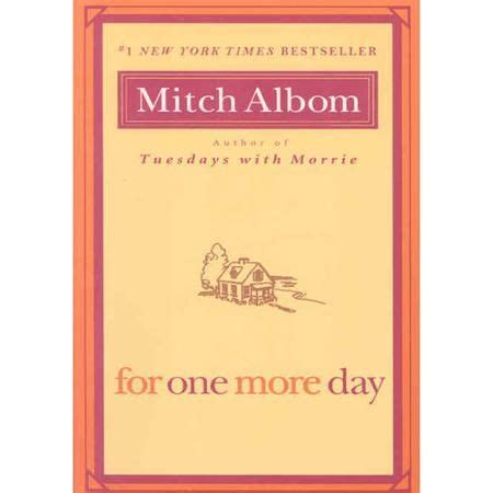 For One More Day (Paperback) - Walmart.com | One more day, Book worth ...