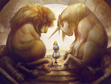 The Lion and The Unicorn by juliedillon on DeviantArt