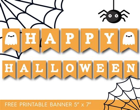 Halloween Banner Templates (4) - TEMPLATES EXAMPLE | TEMPLATES EXAMPLE Halloween Bunting, Free ...