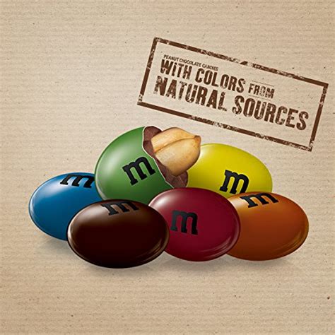 M&M'S Peanut Chocolate Candy With Colors From Natural Sources Family ...