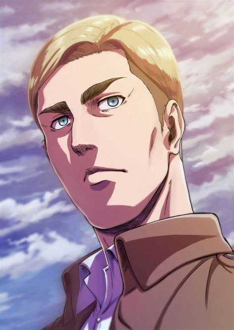 Erwin Smith, illustration by Satoshi Kadowaki & Mutsumi Tateishi || Attack on Titan | Attack on ...