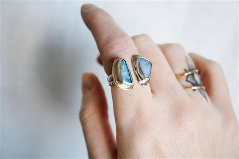 Australian Opal Ring - Etsy