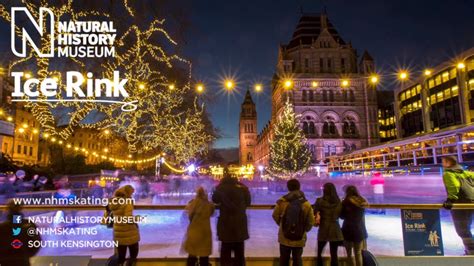 Ice Rink at the Natural History Museum, London - YouTube