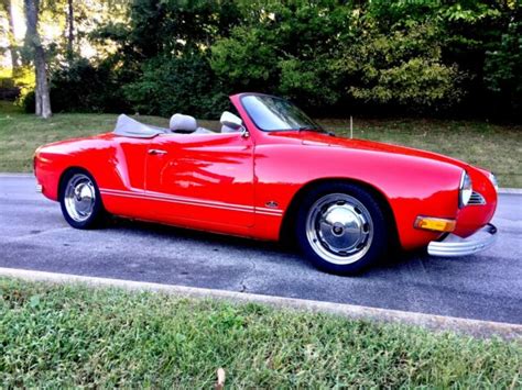 1972 Karmann Ghia Beautiful Red Convertible for sale - Volkswagen Karmann Ghia 1972 for sale in ...