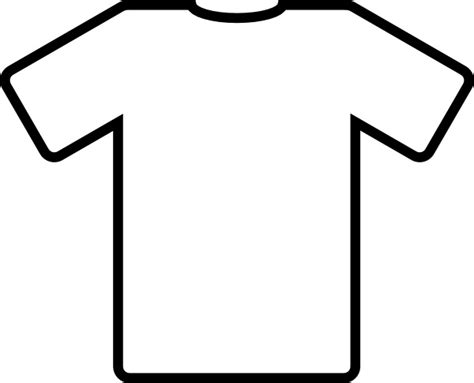 White T Shirt clip art Free vector in Open office drawing svg ( .svg ) vector illustration ...