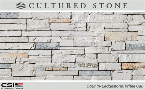 Cultured Stone® – Country Ledgestone, White Oak. The extensive palette ...