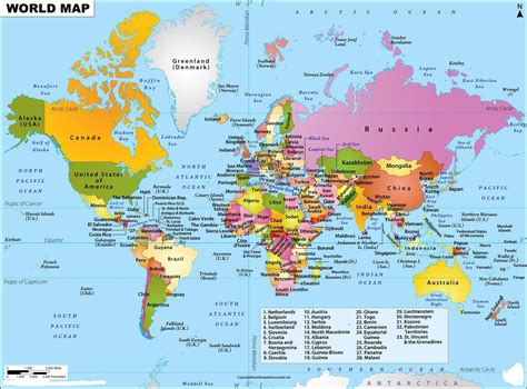 A Map Of The World With Country Names Labeled – Topographic Map of Usa with States