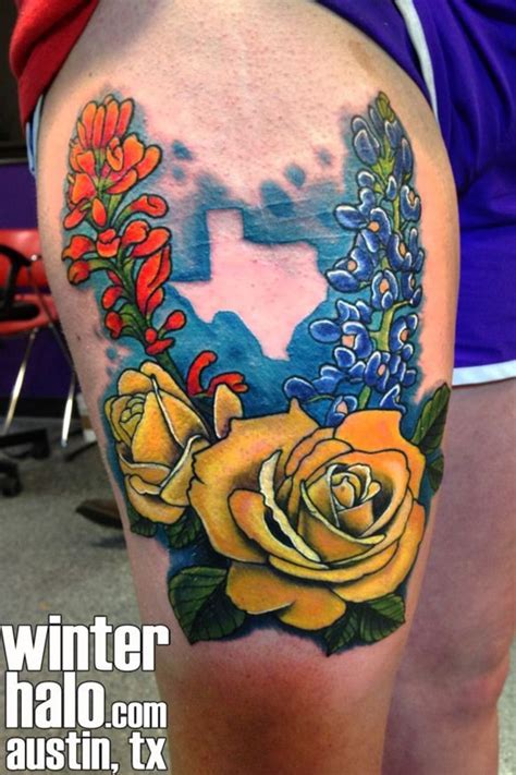 Bluebonnet Tattoo Ideas That Make Texas Proud in 2022 | Bluebonnet ...