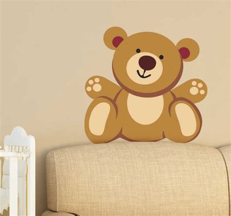 Teddy Bear Wall Sticker - TenStickers