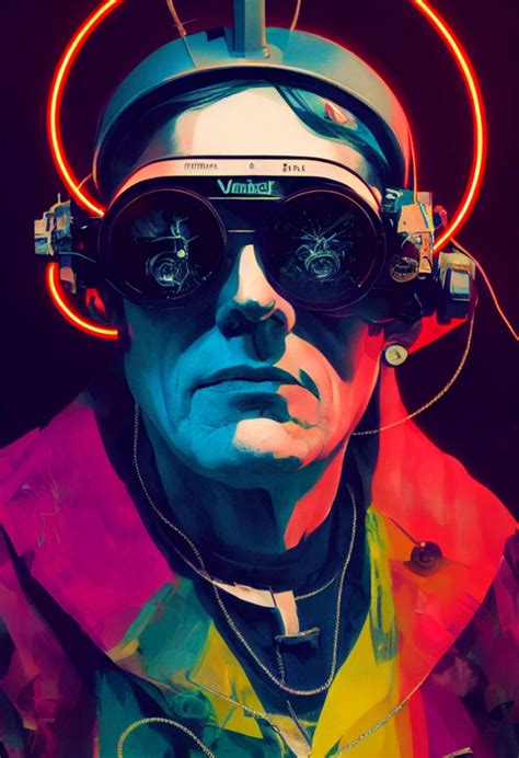 a beautiful portrait of the pope wearing cyberpunk | Midjourney | OpenArt