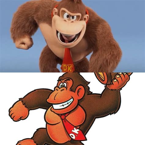 Donkey Kong's new design in the Mario movie is based on his original design. : r/shittymoviedetails