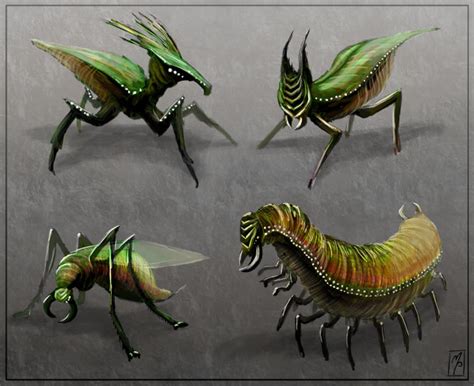 Alien Insects by MichellePapadopoulos on DeviantArt