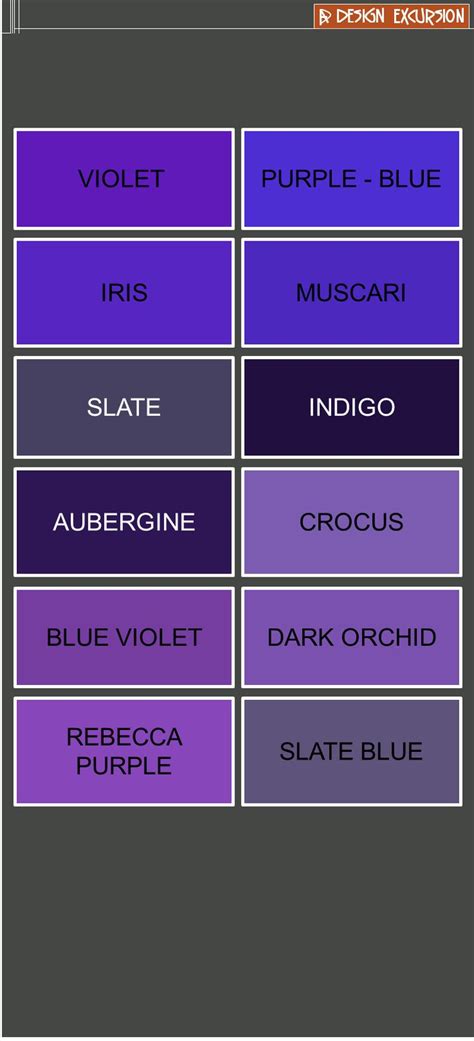 the purple and blue color scheme is shown in this screenshote screengrafion