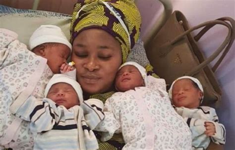 See The Beautiful Woman Who Gave Birth To Quadruplets (photos) - GhPage