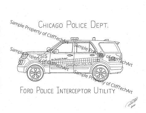 Chicago Police SUV - Etsy