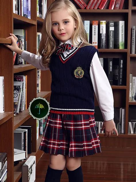 Aliexpress.com : Buy Spring Autumn fashion korean british school uniform for girls&boys Primary ...