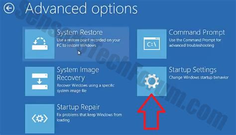 Windows 10 Manual. Advanced Startup Recovery Options