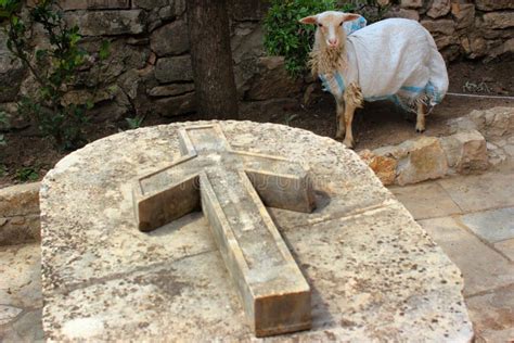 Stone Carved Saint Nino Cross, a Symbol of the Georgian Orthodox Church ...