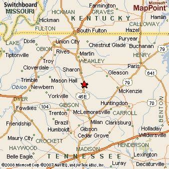 Greenfield, Tennessee Area Map & More