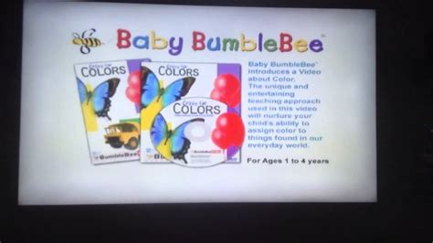 Closing To Baby BumbleBee 123 Volume 2 DVD - YouTube