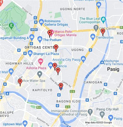 Real Estate Philippines - Pasig City - Google My Maps