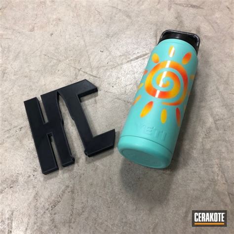 Custom Cerakoted YETI Water Bottle by MIKE LEWIS | Cerakote