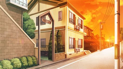 Anime Landscape: House (Anime Background)