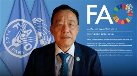 FAO Director-General QU Dongyu video message for World Food Safety Day ...