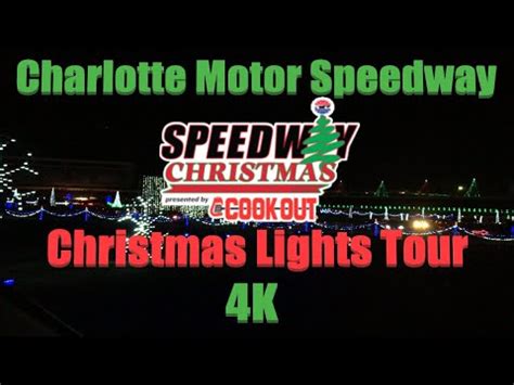 Speedway Christmas Lights Show | Drive-Through Tour | Charlotte Motor Speedway | 4K - YouTube