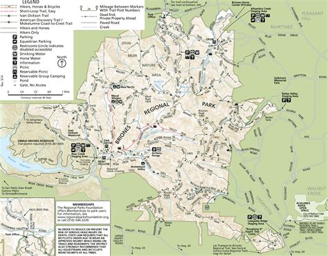 Mt Diablo Hiking Map - TravelsFinders.Com