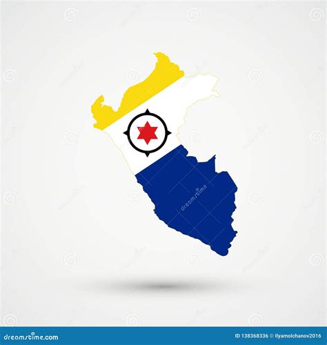 Bonaire Flag And Map Vector Illustration | CartoonDealer.com #98846890