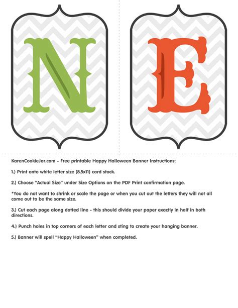 Happy Halloween Banner Letter Templates Download Printable PDF | Templateroller