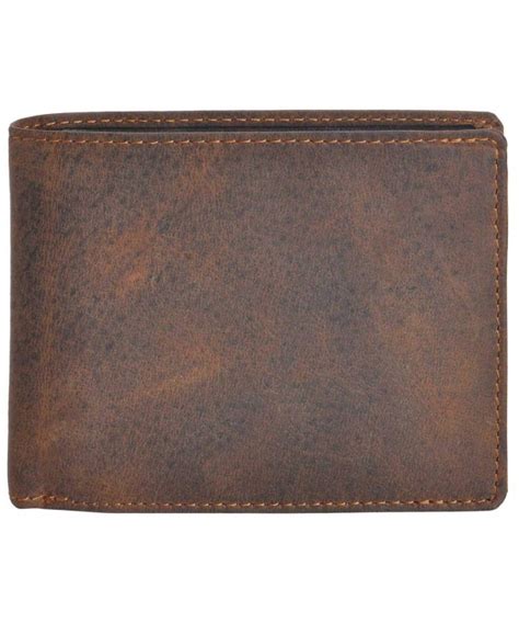 Italy Mens Leather Wallet Bifold Flip ID Zip Coin Wallets with RFID Protection - Dark Hunter ...